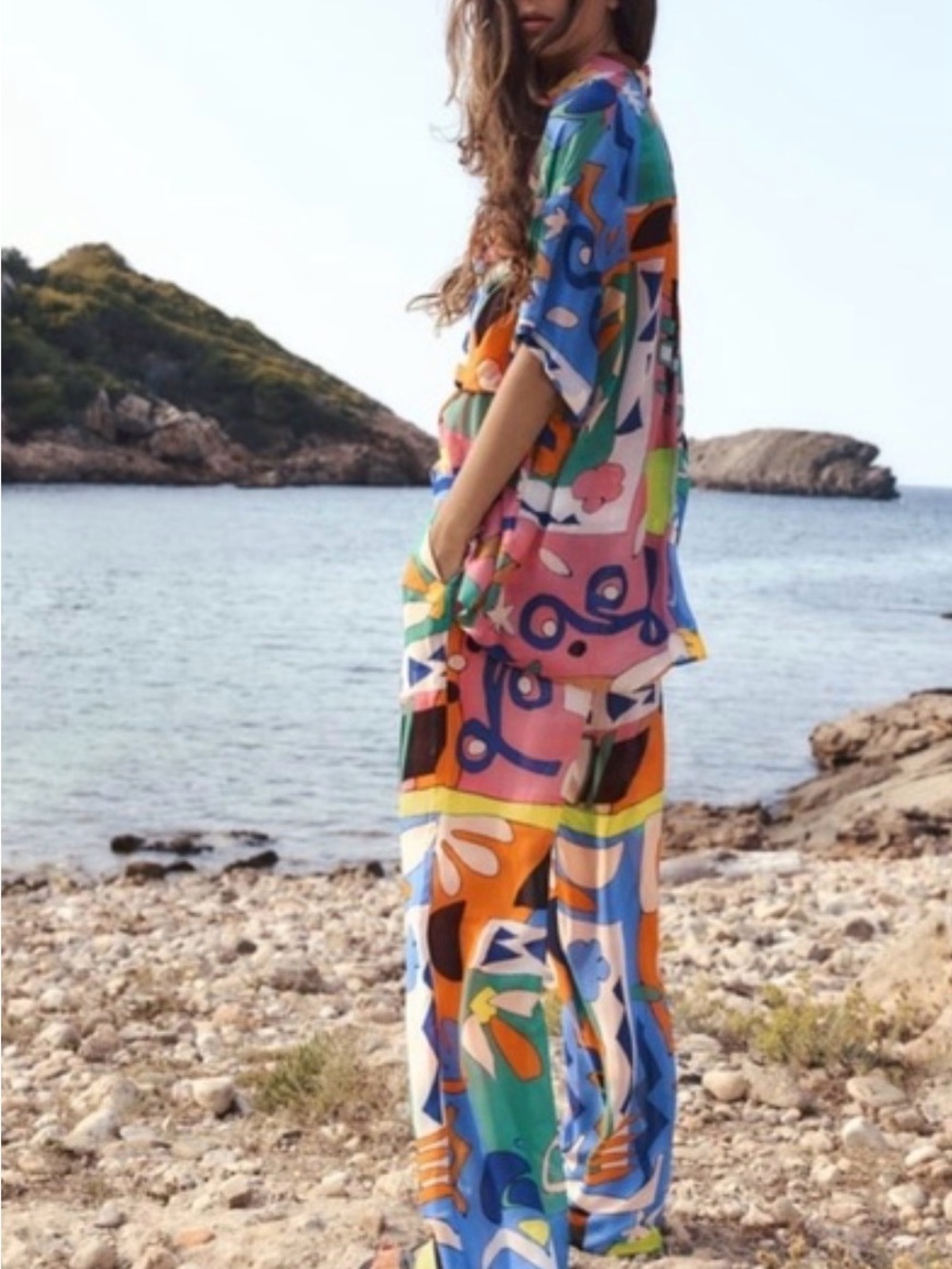 Zara Printed Abstract Set